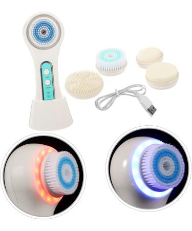 Angoily 1 Set Facial Cleansing Brush Electric Cleaner Electric Face Cleanser Silicone Cleaning Brush Face Care Cleaner Face Wash Brush Usb Abs Water Proof Facial Cleanser - Buy Online on GoSupps.com