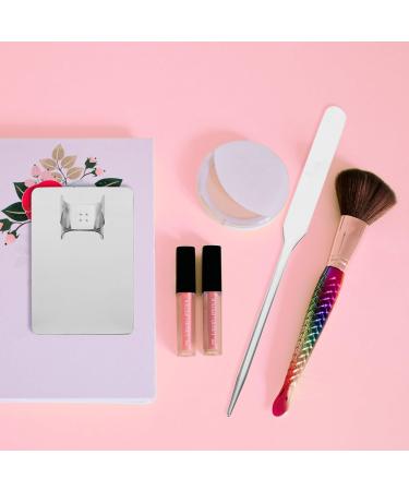 Buy Minkissy Makeup Mixing Palette Set - Stainless Steel Foundation Tray & Cosmetic Spatula | Perfect for Professional & DIY Makeup - Buy Online on GoSupps.com