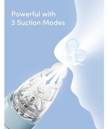 Rechargeable Electric Baby Nasal Aspirator with Music & Light | Food-Grade Silicone Nozzles | Adjustable Suctions - Buy Online on GoSupps.com