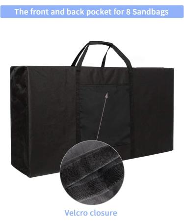 Fenghome Heavy Duty Waterproof Cornhole Carrying Case - 4' x 2' Regulation Size - Outdoor Bean Bag Toss Game Bag - Buy Online on GoSupps.com