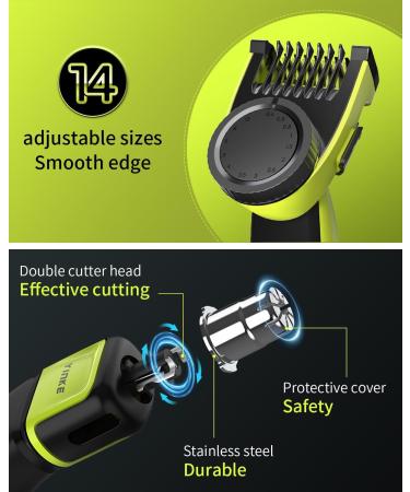 Replacement Attachments & Nose Hair Heads for Philips OneBlade QP2520/30 QP2620/30 - 4Pcs Set - Buy Online on GoSupps.com