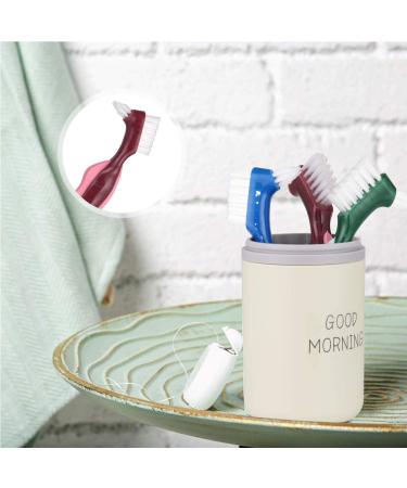 Portable Double-Sided Tool Cleaner Brush for False Teeth - 3pcs Set | Effective Cleaning for Dentures - Buy Online on GoSupps.com
