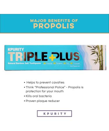 Triple Plus Premium Natural Bamboo Salt Toothpaste - 133g | Eco-Friendly Oral Care for Fresh Breath & Whiter Teeth - International Shipping Available - Buy Online on GoSupps.com