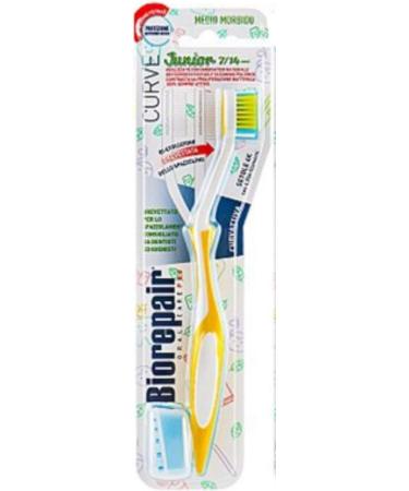 Biorepair Oral Care Pro Toothbrush Curve - Junior (Random Color, Pack of 2) - Buy Online on GoSupps.com