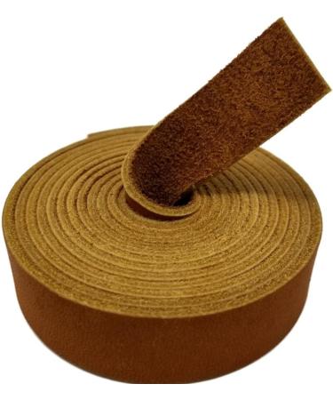 Genuine Top-Grain Leather Strap | 72 x 0.5 | DIY Arts & Crafts - Tan Leather Strip for Clothing, Jewelry & Wrapping - Buy Online on GoSupps.com