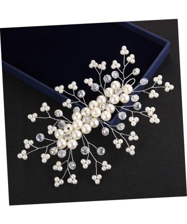 Ipetboom Wedding Hair Comb Tiara Bride Crystal Comb White Bridal Hair Comb - Buy Online on GoSupps.com