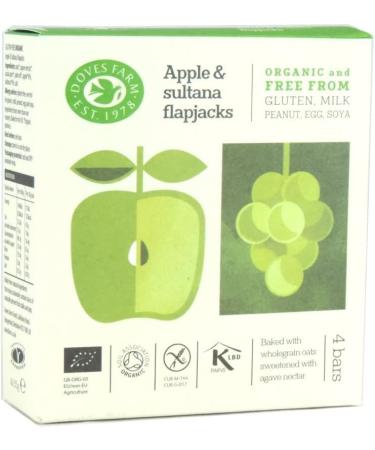Doves Farm | Apple & Sultana Flapjack | 7 X 4 X 35G - Buy Online on GoSupps.com