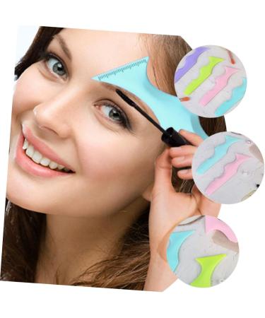 Luxshiny Silicone Beauty Ruler Travel Mascara Multi Tool Lash Applicator Silicone Eyeliner Aid Lipstick Wearing Aids Lipstick Drawing Aid Blue Eyeshadow Aids Lipstick Makeup Tool Portable 15X4.15CM Blue - Buy Online on GoSupps.com