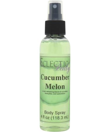 Cucumber Melon Body Spray 4 ounces Body Mist for Women with Clean Light & Gentle Fragrance Long Lasting Perfume with Comforting Scent for Men & Women Cologne with Soft Subtle Aroma For Daily Use Regular Strength 4 Fluid Ounces