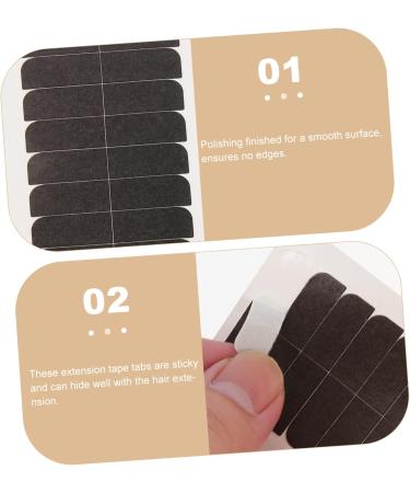 SOESFOUFU 10 Sheets hair extension double sided tape Hair Extensions Wigs Supplies Wigs Tape Lace Front Wig Tape Human Hair Double- Sided Replacement Tape no trace Non-Woven Fabric bracket - Buy Online on GoSupps.com