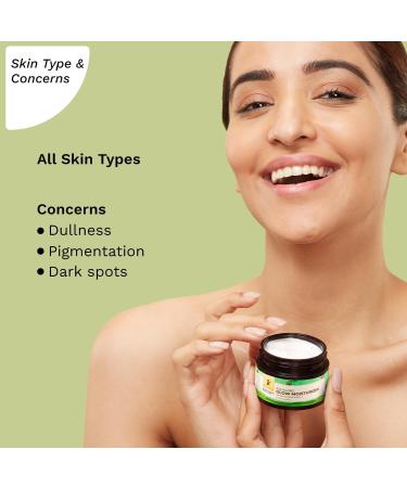 Pil-grim Squalane Niacinamide & Vitamin C Glow Moisturizer for face | Moisturizer for dry skin hydration | Face moisturizer with vitamin c for glowing skin | Non-greasy | 50 gm - Buy Online on GoSupps.com