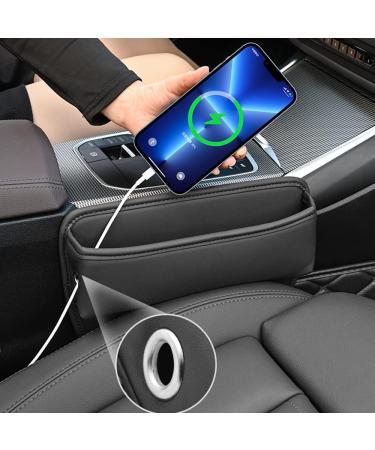 Car Seat Storage Box & Gap Organizer - Auto Accessories for Cell Phones & Essentials (Black) - Buy Online on GoSupps.com