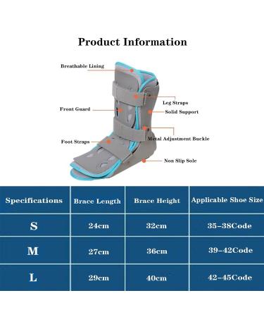 SFKLYU Foot Drop Brace - Ankle Stabilizer Orthosis for Plantar Fasciitis & Drop Foot Support | International Shipping Available - Buy Online on GoSupps.com
