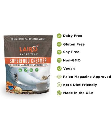 Lairds Laird Superfood Original Superfood Creamer with Mushrooms 227g PACK OF 2 - Buy Online on GoSupps.com