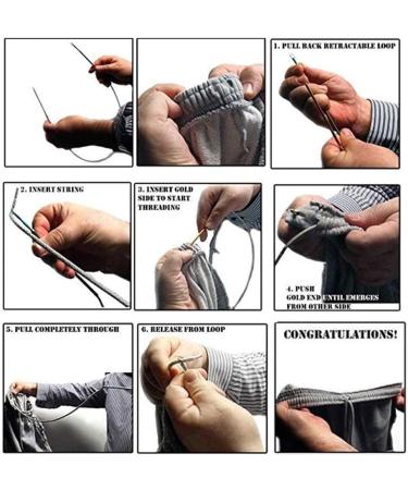 Joycoco 27 Pack Replacement Drawstrings with Threaders and Cord Locks - 47 Long (Colorful) - Buy Online on GoSupps.com