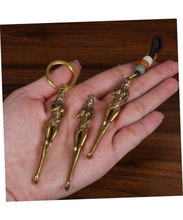 Zerodeko 3pcs Brass Ear Pick Keychain Tools - Handcrafted Micro Mini Spoon Set for Ear Cleaning and Decoration - Unique Gift Idea - Buy Online on GoSupps.com