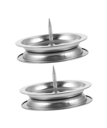 Plafope 2 pieces Moxibusion stick base moxa burner tray incense sticks holder moxa stick storage base stainless steel moxa stick combustion base moxa stick