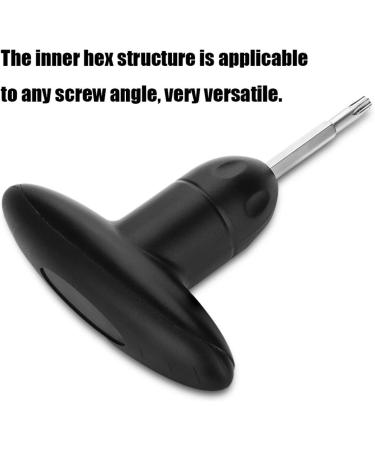 Yosoo Health Golf Driver Tool | Replace Golf Shoe Spikes | Black Driver Key & Wrench for Wave Adapter - Buy Online on GoSupps.com