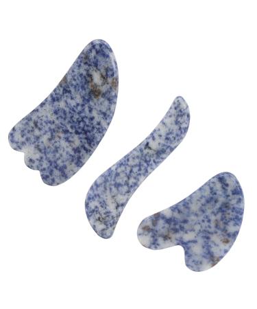 Verdant Touch Shabbrett Gua Sha Tools 3 pieces portable face body beauty massage massage comfortable set set