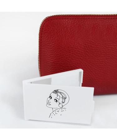 'Art Deco Portrait' Compact/Travel/Pocket Makeup Mirror (CM00010544) - Buy Online on GoSupps.com