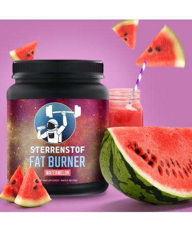 Sterrenstof Watermelon Fat Burner - Appetite Suppressant & Weight Loss Powder with L-Carnitine L-Tyrosine Green Tea Extract | 300g 50 Portions - Buy Online on GoSupps.com