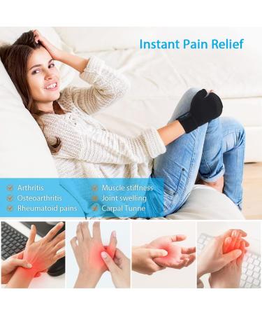 NEWGO Gel Cooling Gloves for Hands | Cold & Heat Therapy for Chemotherapy & Rheumatism - Black - Buy Online on GoSupps.com
