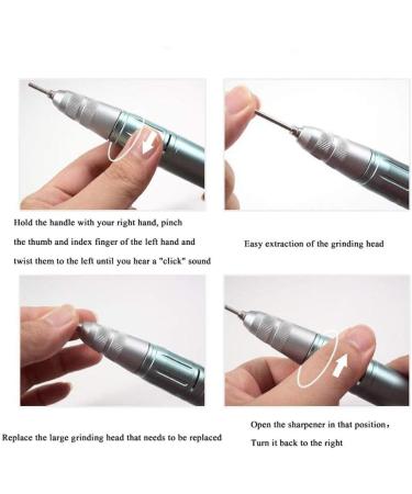 Electric Nail Drill Professional Nail File Nail Drill Nail Remover Manicure Pedicure Grinding Drill 30000 RPM Pink Nail Buffer Manicure Pedicure Polishing Tools - Buy Online on GoSupps.com