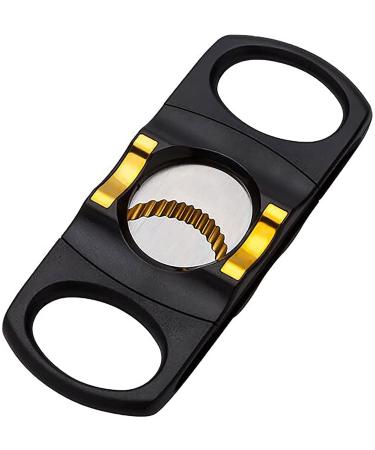 Cigar Cutter Accessories Cigar Guillotine Double Blade Metal Cigar Clippers Exquisite Stainless Steel Scissors Accessories for Cigar Lovers