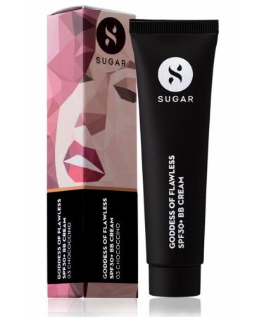 SUGAR Cosmetics Goddess Of Flawless SPF30+ BB Cream03 Chococcino (Medium Tan) LONG LASTING LIGHTWEIGHT FORMULA