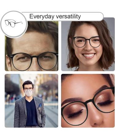 TAORANJU Blue Light Blocking Glasses for Women & Men | Stylish Curved Frame for Small Faces | Anti Dry Eyes & Glare | Non-Prescription Computer & Reading Glasses - Buy Online on GoSupps.com