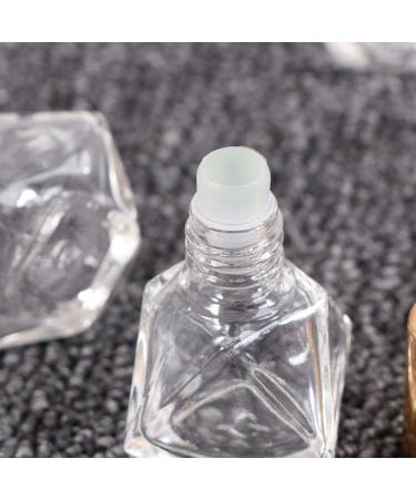 Beaupretty Travel Size Perfume Bottles - 8Pcs Clear Glass Essential Oil Rollers with Funnel - Star Shaped Design for Easy Travel - Buy Online on GoSupps.com