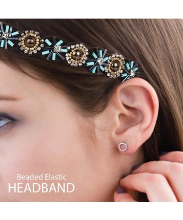 Teenitor 6pcs Rhinestone Beaded Headbands - Elastic Hair Accessories for Women & Girls | Multicolor - Buy Online on GoSupps.com