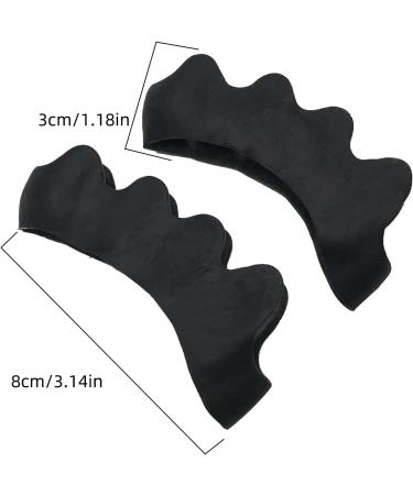 Buy Toe Separators for Men - Correct Toes Silicone Spacers for Yoga Running & Comfort - Buy Online on GoSupps.com