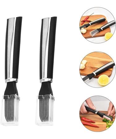 2pcs Multipurpose Vegetable Slicer Hand Tools for Shredding Green Onion and Scallions - Buy Online on GoSupps.com