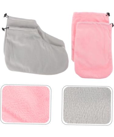 Ipetboom 1 Set Gloves Exfoliate Glove Exfoliating Mitts Giftsetfor Women Exfoliator Glove Paraffin Wax Foot Covers Reusable Foot Covers Care Foot Wax Elastic Band Boots Tool Fabric - Buy Online on GoSupps.com