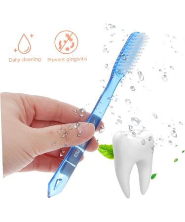 Minkissy 6 Pack Adult Manual Toothbrushes - Premium Oral Care with Dental Floss - Effective Cleaning for Adults - Buy Online on GoSupps.com