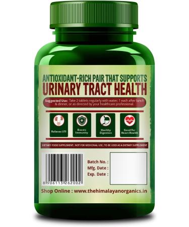 Buy Organics D-MANNOSE + Cranberry Supplement for Kidney Health | Antioxidant for Bladder Infections & UTI | 90 Tablets for Men & Women | International Shipping Available - Buy Online on GoSupps.com