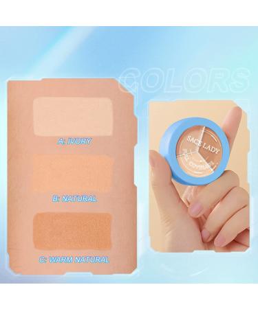 2 Colors Full Cover Concealer Makeup Kit with Brush | 3-in-1 Corrector Set for Dark Spots, Blemishes, Under Eye Circles | Waterproof & Long Lasting | 2pcs*15g/0.53oz - Buy Online on GoSupps.com