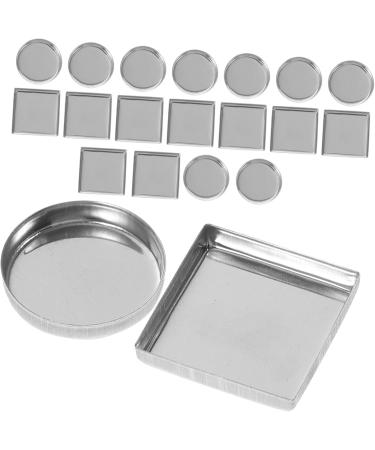 FOMIYES 150 Pcs Aluminum Plate Metallic Eyeshadow Watercolor Tin Empty Eyeshadow Dispenser Square Lipstick 2.5X2.5CMx5pcs As Shownx5pcs - Buy Online on GoSupps.com