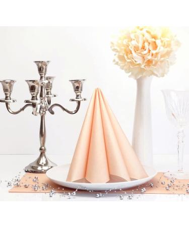 50 APARTina Fabric-Like Airlaid Napkins - Bleached Apricot 40x40 cm | Premium Quality for Elegant Dining | International Shipping - Buy Online on GoSupps.com