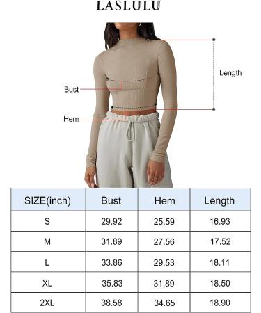 LASLULU Women's Seamless Ribbed Long Sleeve Workout Top - Black, Small - Buy Online on GoSupps.com