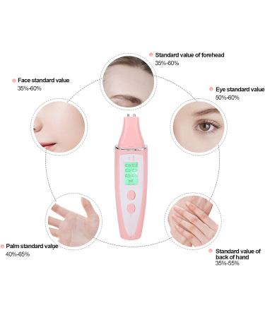 Facial Skin Tester Professional Smart Display Facial Moisture Skin Care Analyze Portable Digital Skin Detector Pen for Home Beauty Salon(Pink) - Buy Online on GoSupps.com