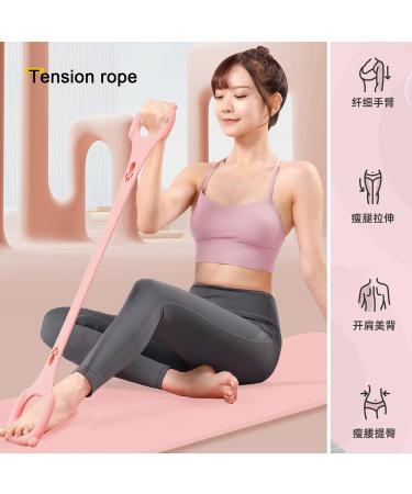 Premium Figure 8 Resistance Bands for Full Body Workout | Elastic Stretch Bands for Arms Back Legs & Shoulders | Yoga Pilates & Physical Therapy | Home Gym Equipment - Buy Online on GoSupps.com