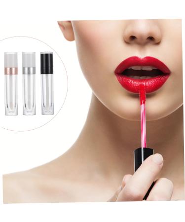  WEKADRIN 9 Pieces Transparent Small Refillable Bottles for DIY Lip Gloss Lip Balm Compact Lightweight Leakproof Reusable for Outdoor Activities Random - Buy Online on GoSupps.com