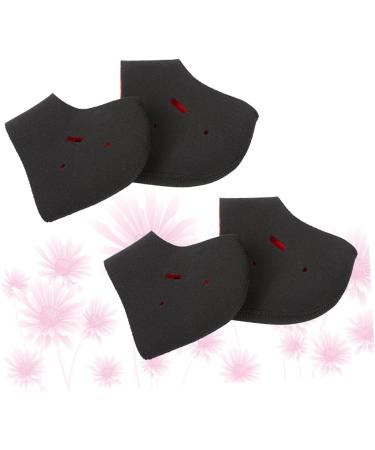 DOITOOL 2 Pairs Anti-Cracking Socks Heat Socks Moisturizing Socks Hydrating Socks Plantar Socks Toeless Socks Foot Protectors for Feet Moisturizer Socks Silicone Gel Heel - Buy Online on GoSupps.com