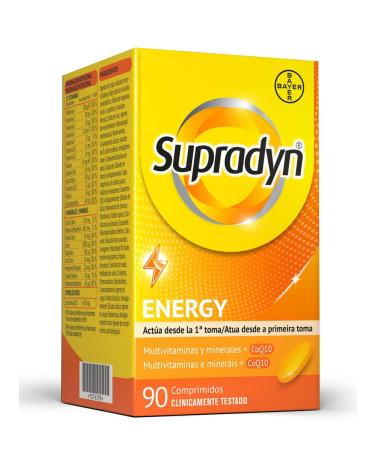 Bayer Supradyn Energy Q10 90 tablets + 30 free Multivitamins minerals and coenzyme
