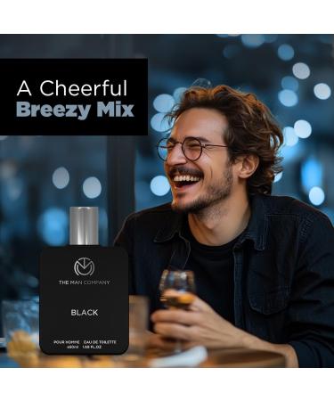 The Man Company Black EDT Perfume For Men - 50ml | Premium Long Lasting Fragrance Spray | Gift for Him - Buy Online on GoSupps.com
