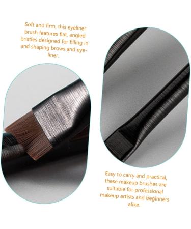 MAGICLULU 15 Sets Eyeliner Brush Makeup Brush Flat Eyebrow Brush Multipurpose Eyebrow Brush Ear Piercing Kit Eye Liner Wands Angled Brow Brush Newborn Bevel Toiletries Wood - Buy Online on GoSupps.com