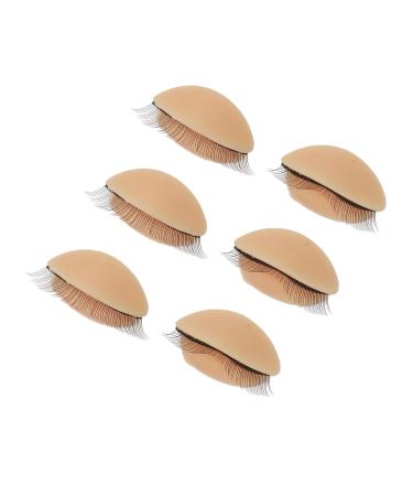 Buy Reusable Silicone Eyelids with Eyelashes - 3 Pairs for Beauty Salons & Novices | Skin Color | International Shipping - Buy Online on GoSupps.com