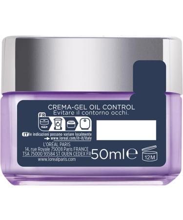  L'Oreal Paris L'Or al Paris Oil Control Anti-Dusk Cream for combination and oily skin 8-hour sebum control less shiny and plumped skin with hyaluronic acid and salicylic acid Revitalift - Buy Online on GoSupps.com